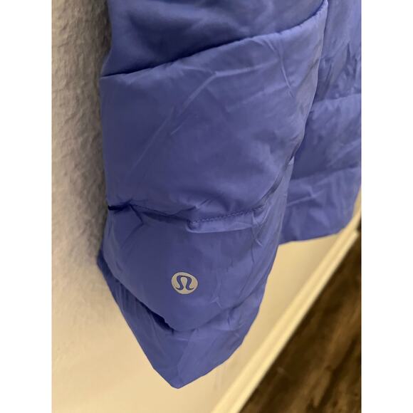 Lululemon Down For It All Jacket Pipe Dream Blue Women’s 12 Slim Fit PrimaLoft - Picture 11 of 13